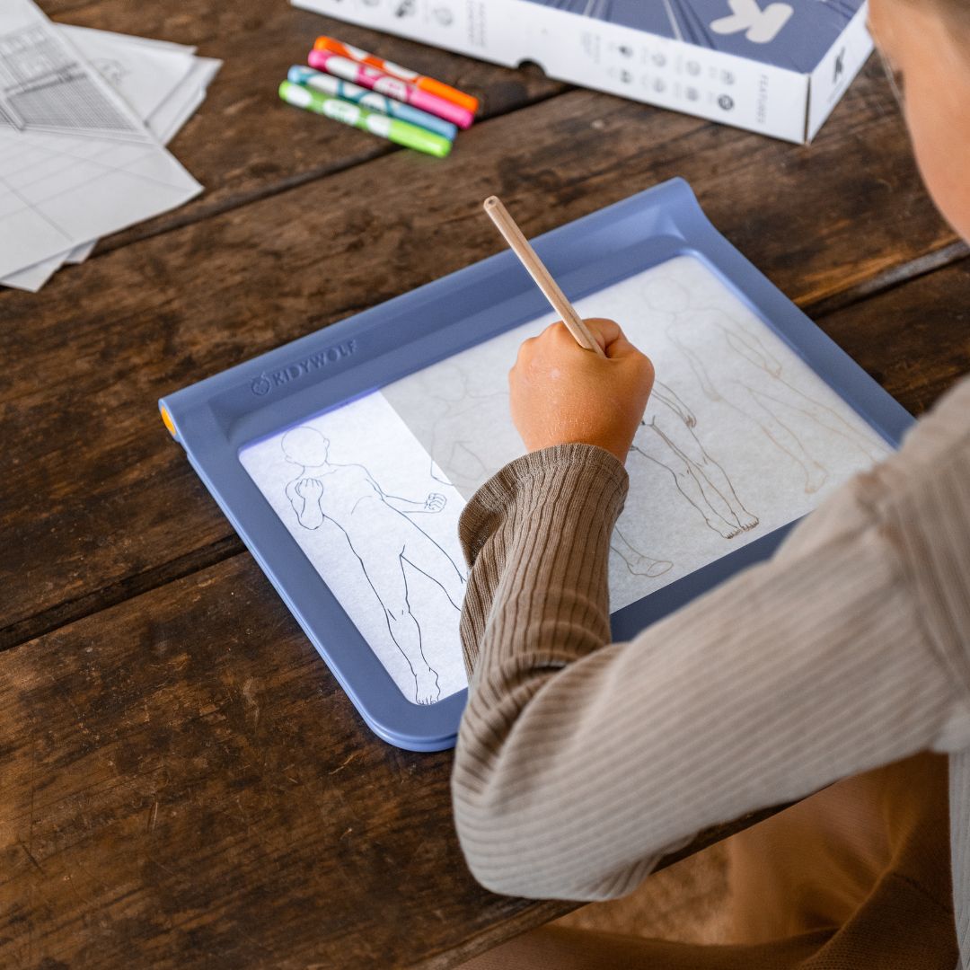 Kidywolf K-DRAW PRO MANGA Svjetleća tabla za crtanje i pisanje – Blue