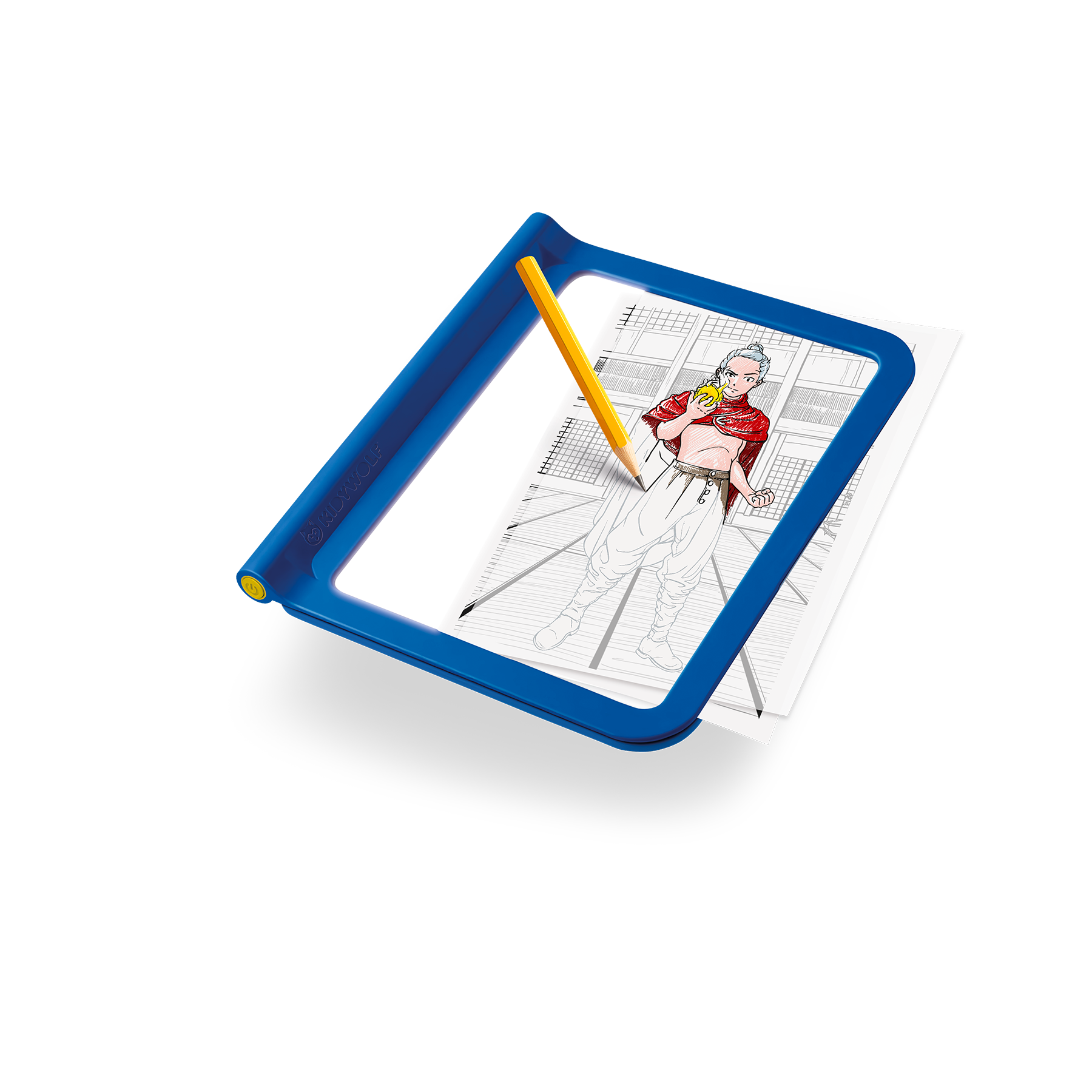 Kidywolf K-DRAW PRO MANGA Svjetleća tabla za crtanje i pisanje – Blue