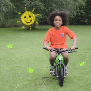 Draisienne à assistance électrique pour enfant - KIDYWOLF - La marque belge de jouets pour enfants